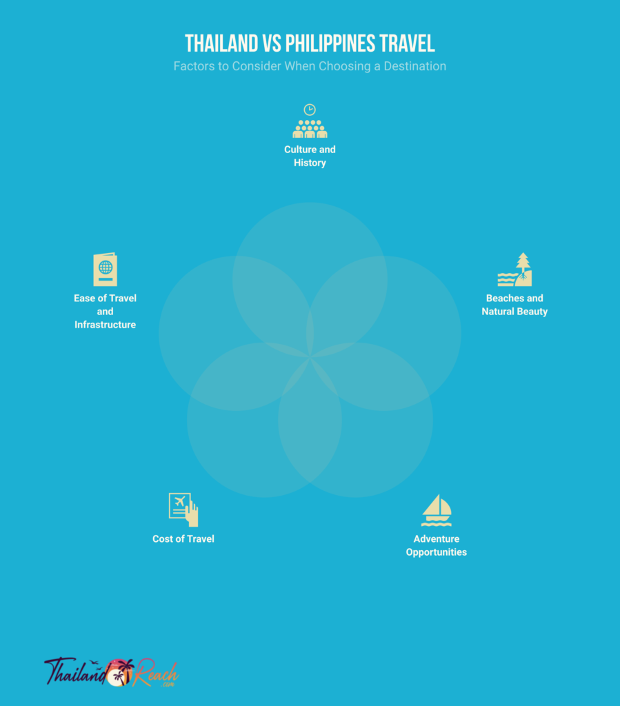 thailand vs philippines travel