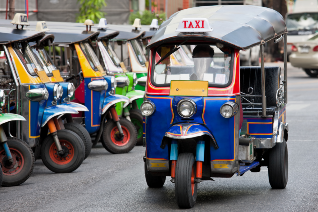 Transportation options in Thailand